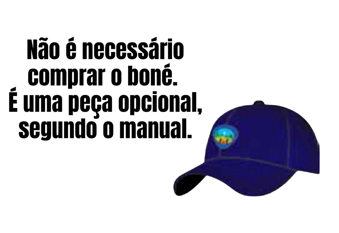 Boné do uniforme